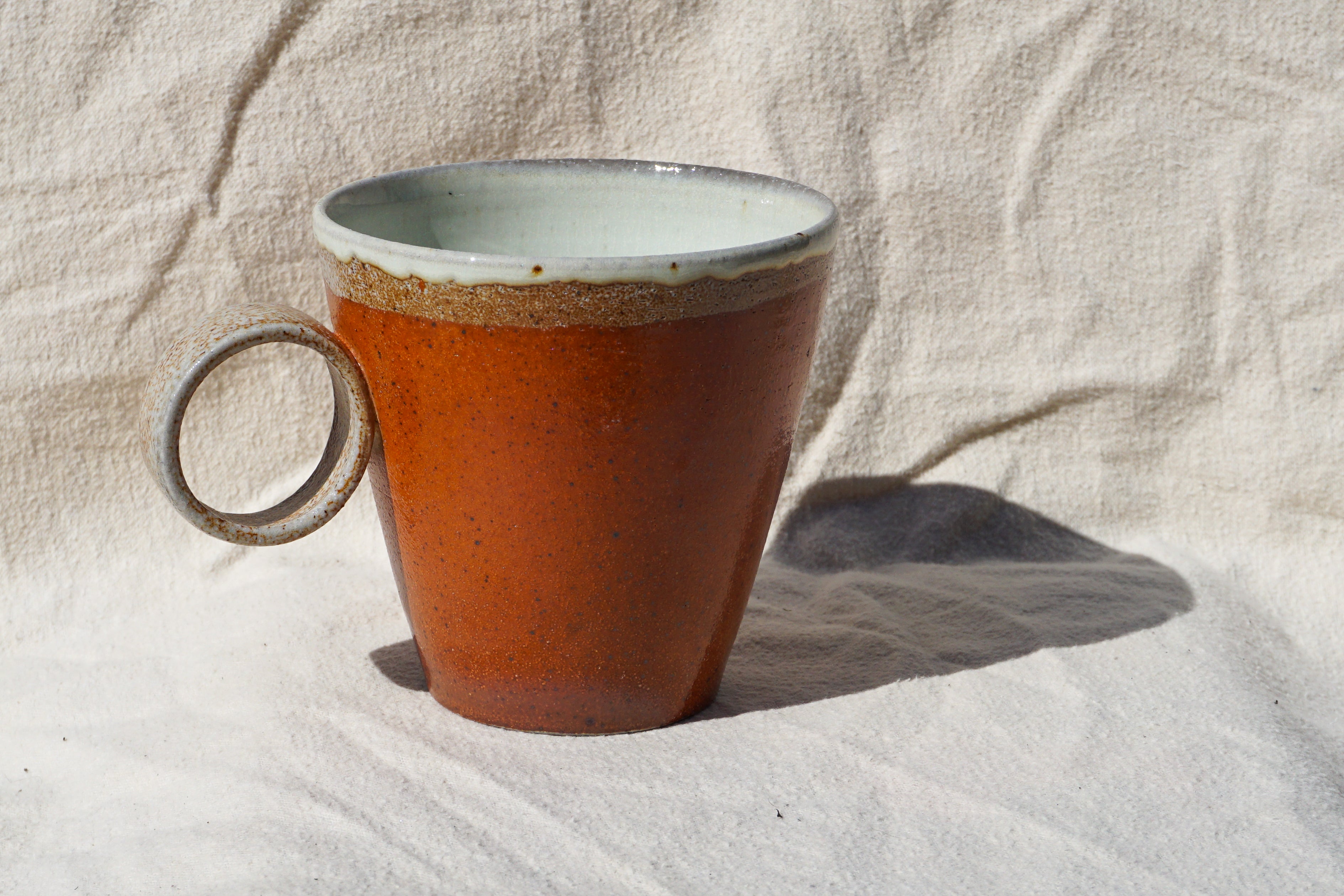 Soda Fired Ring Mug