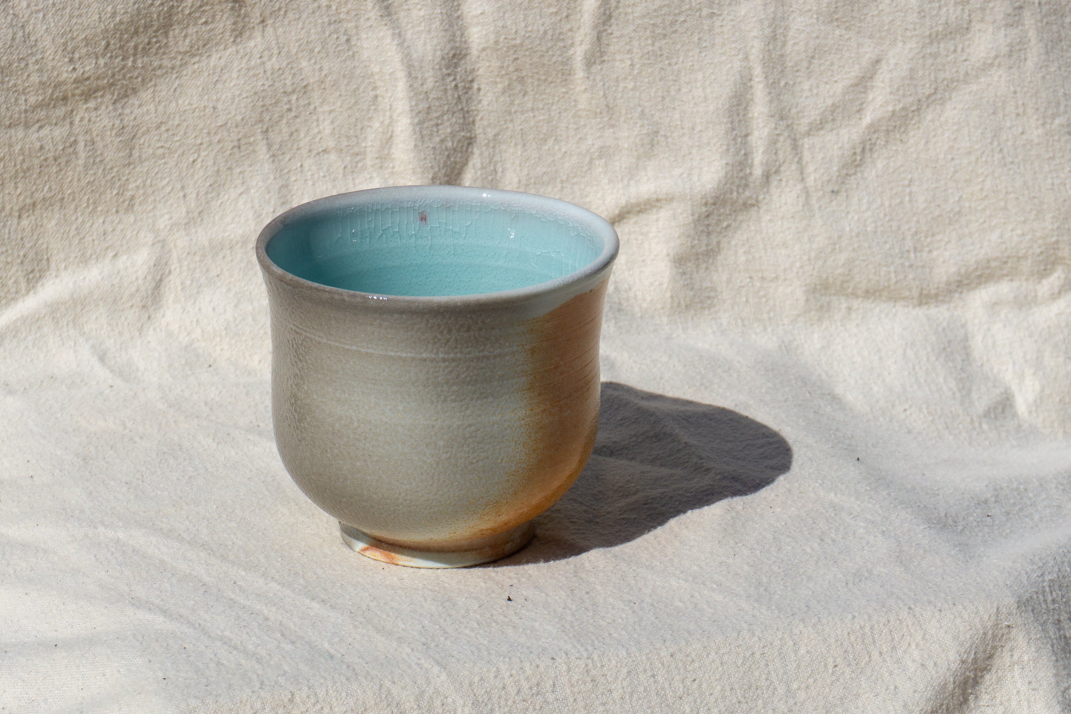 Soda Fired Porcelain Cup