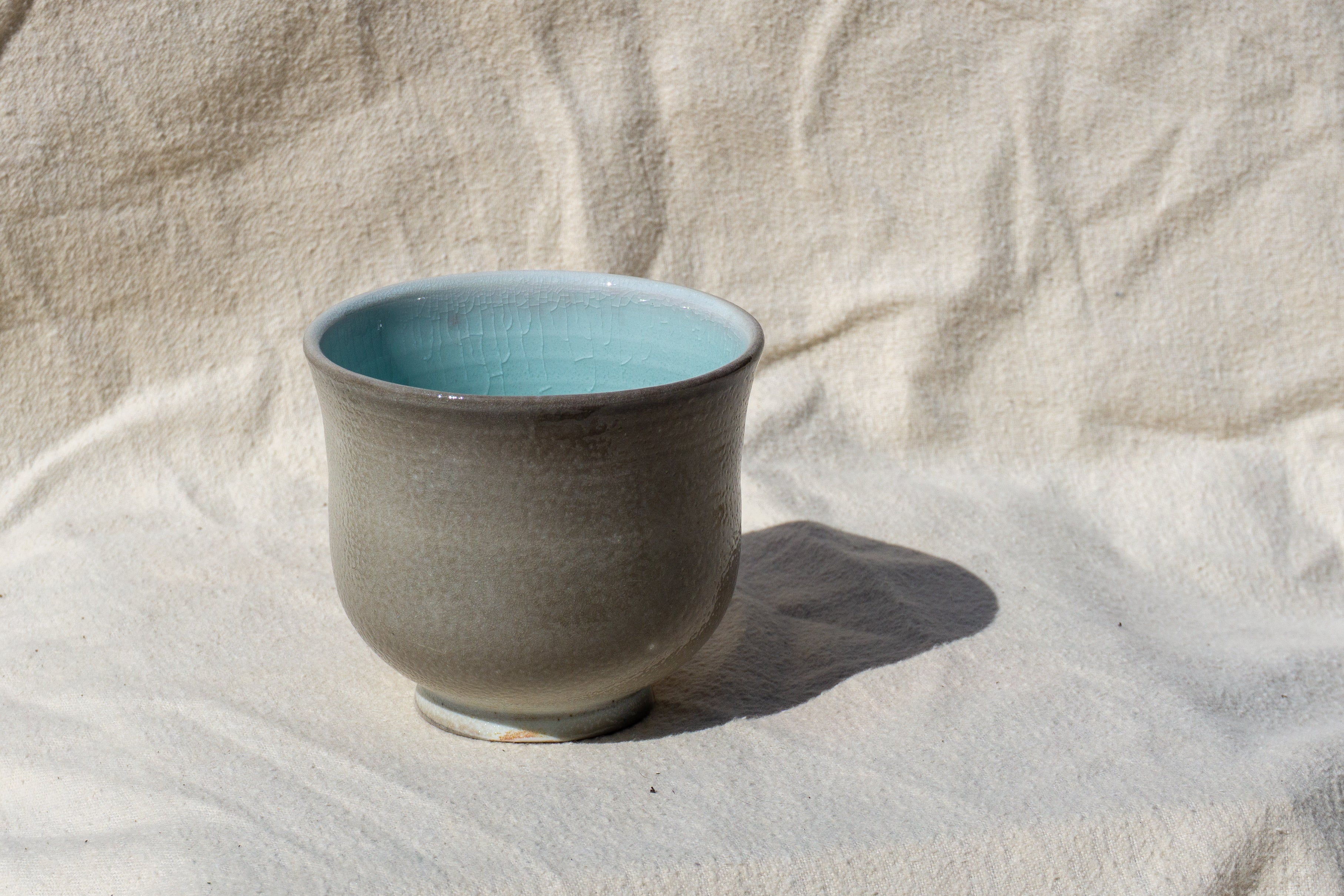 Soda Fired Porcelain Cup