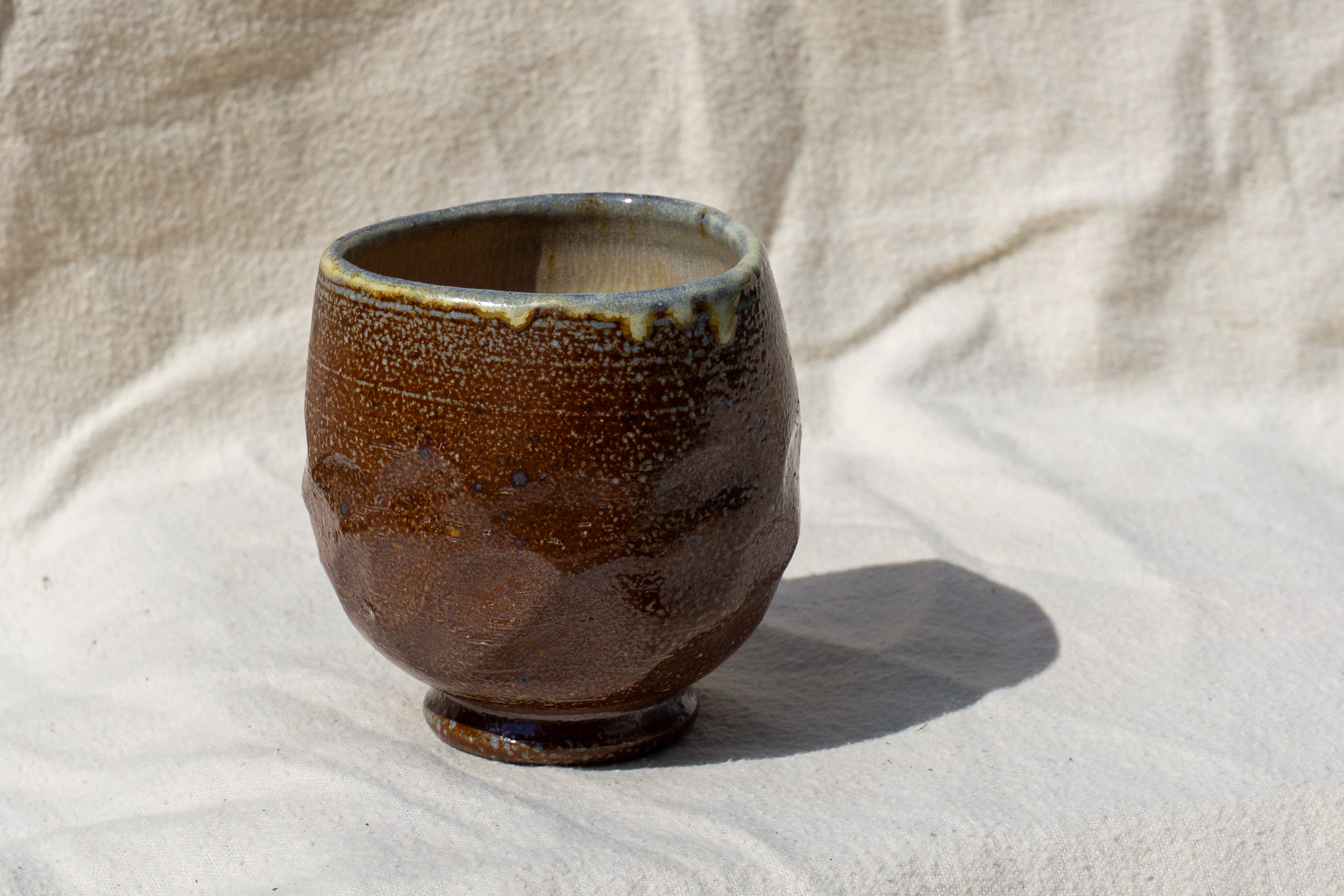 Soda Fired Stoneware Cup