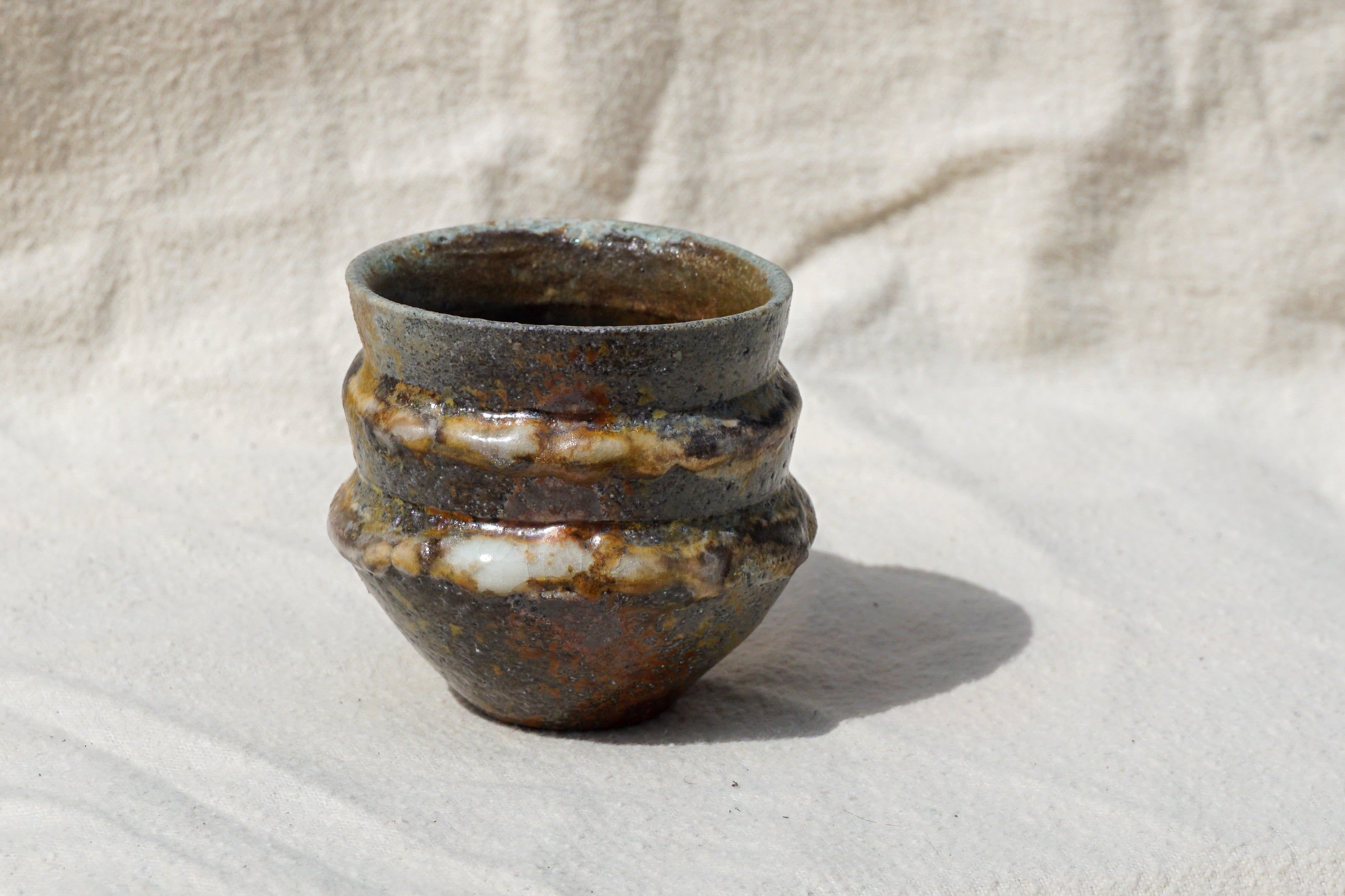 Wood Fired Stoneware Shot Glass