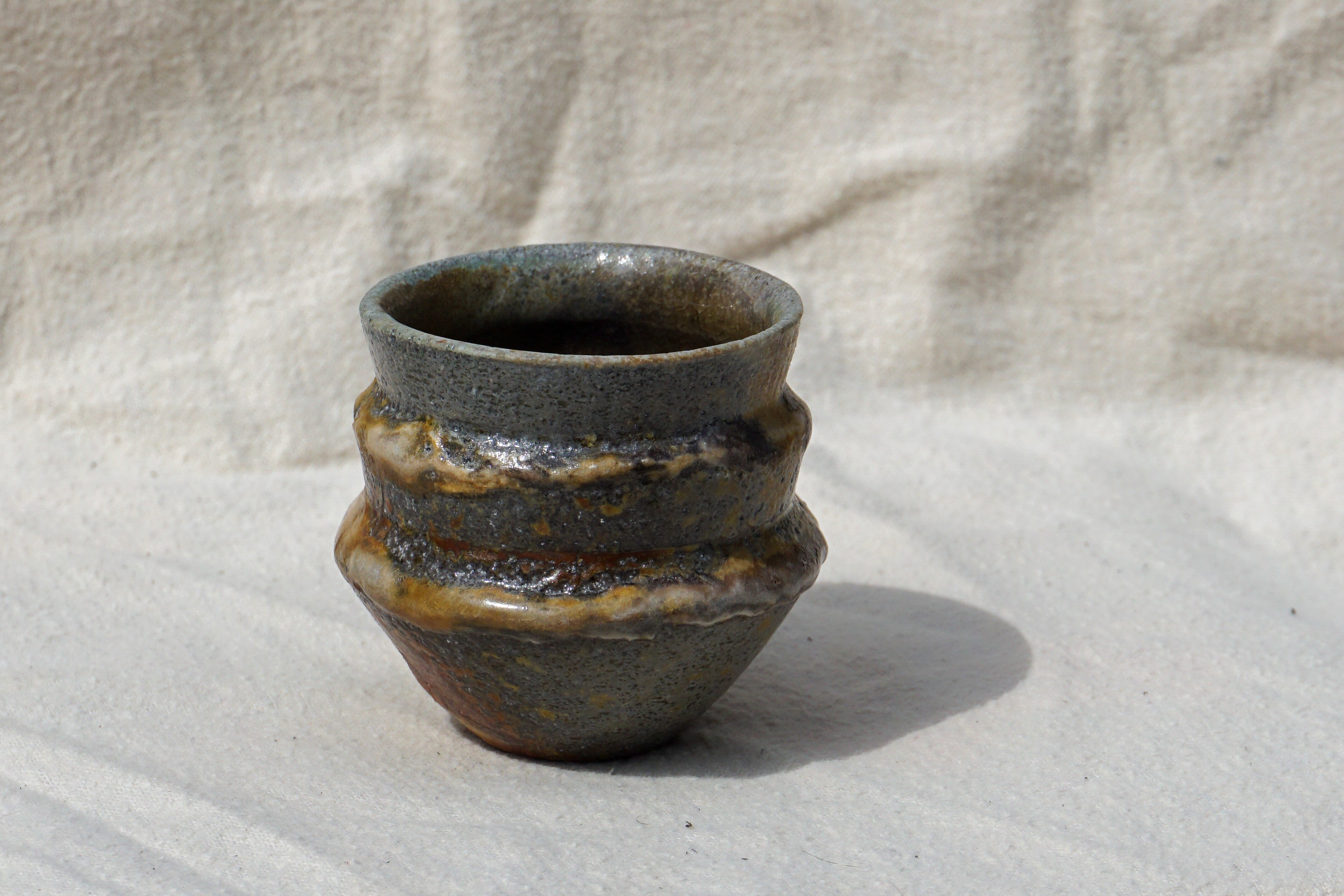 Wood Fired Stoneware Shot Glass