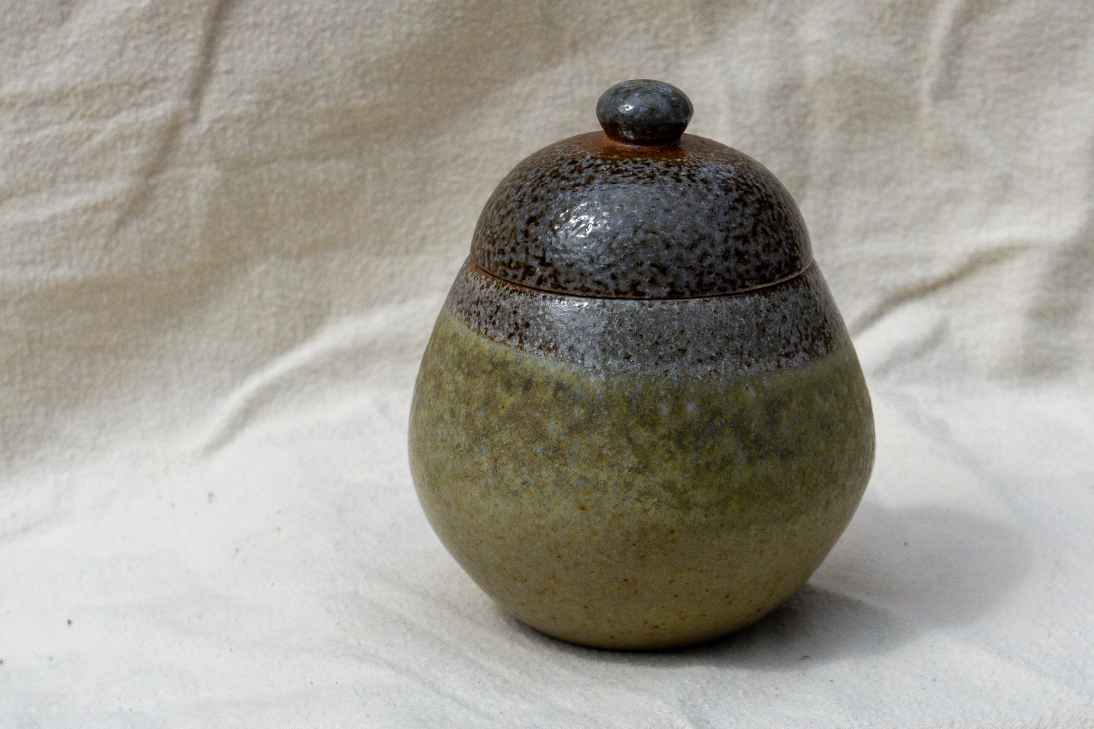 Soda Fired Stoneware Jar