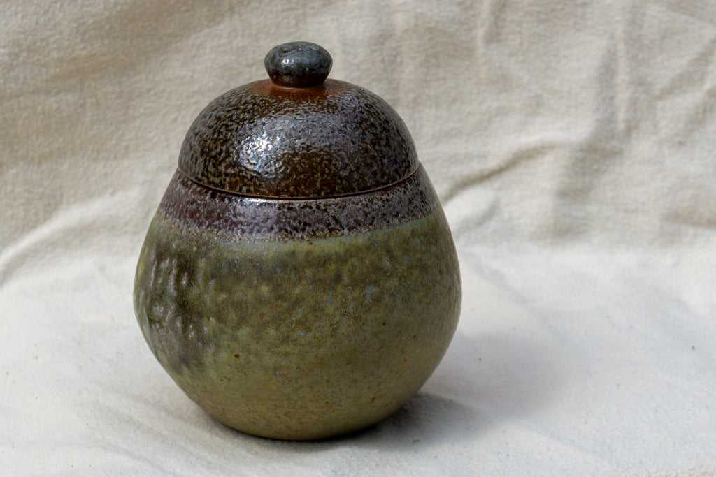 Soda Fired Stoneware Jar