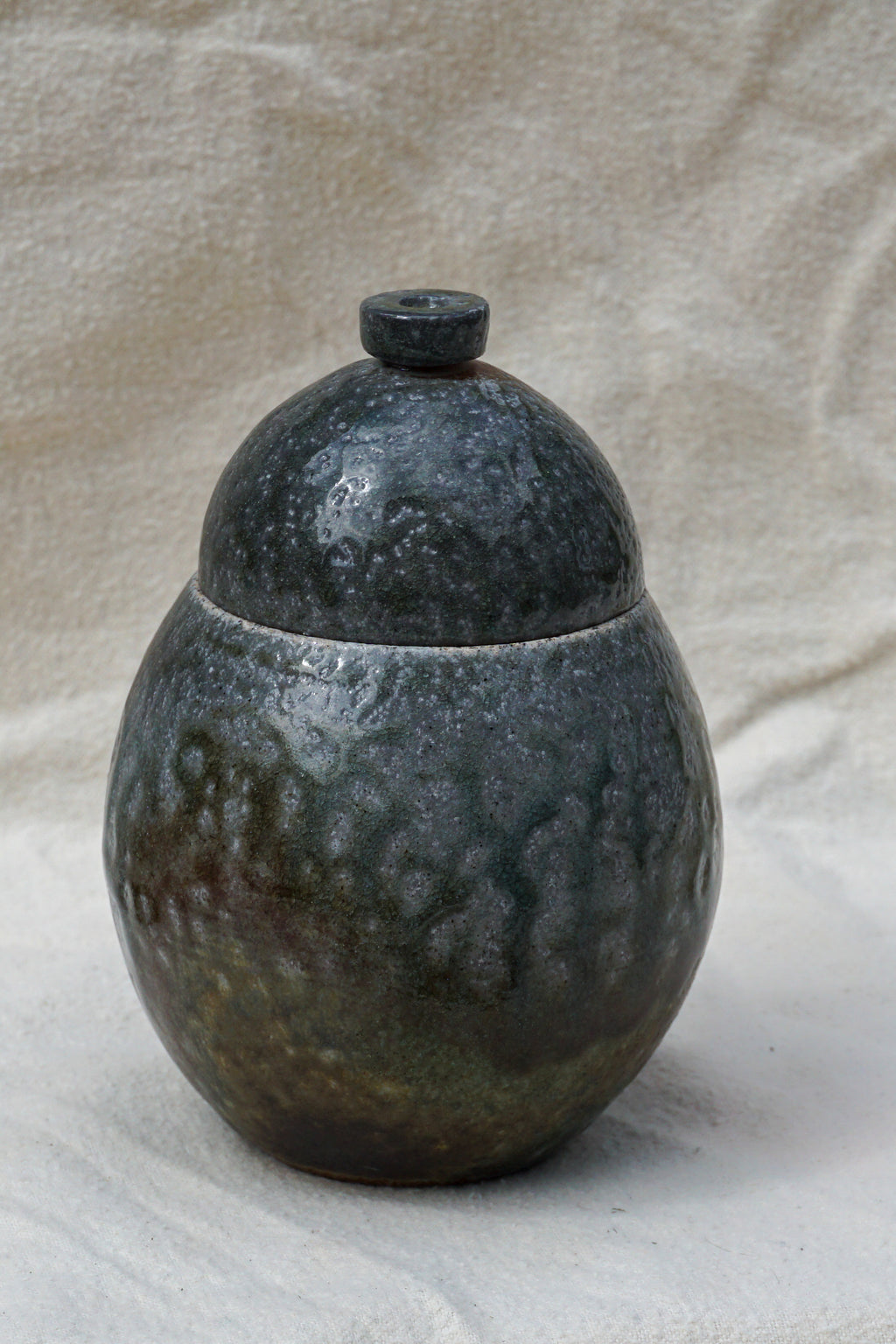 Soda Fired Stoneware Jar