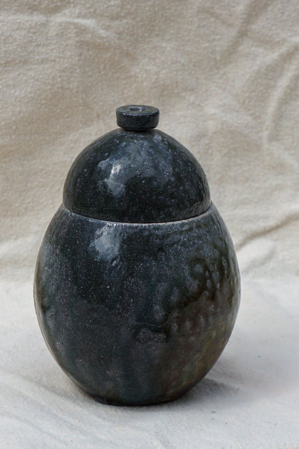 Soda Fired Stoneware Jar