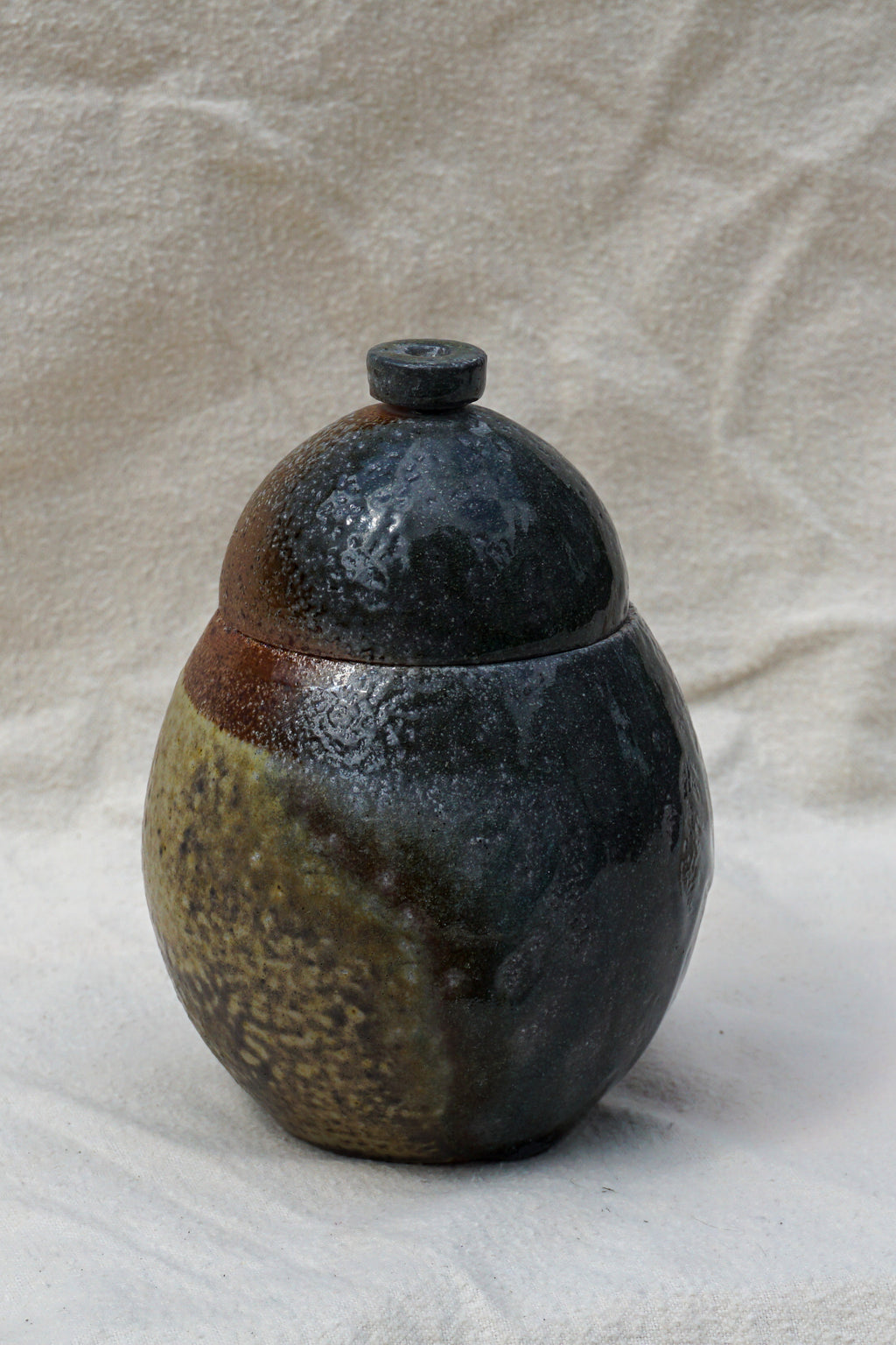 Soda Fired Stoneware Jar