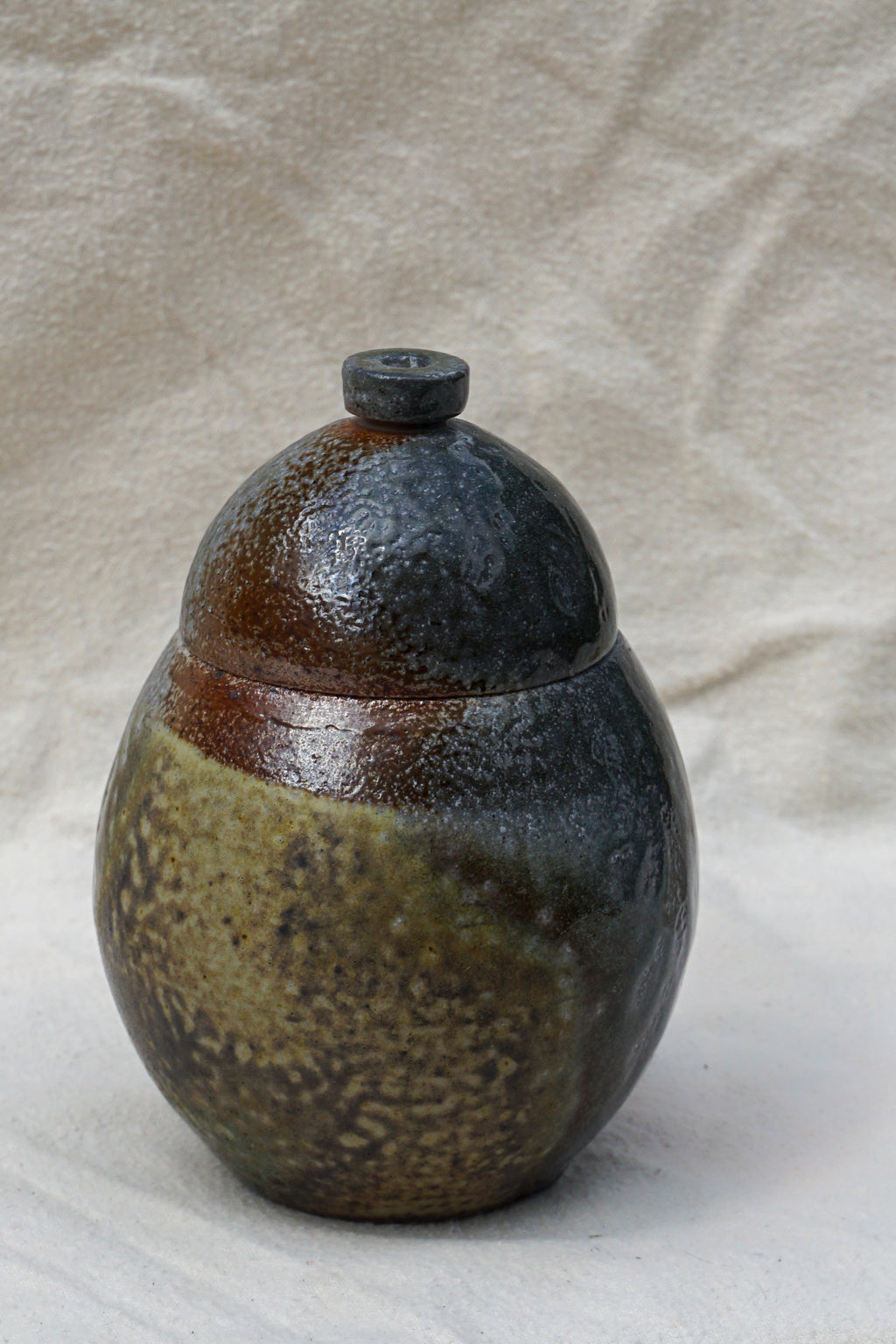 Soda Fired Stoneware Jar