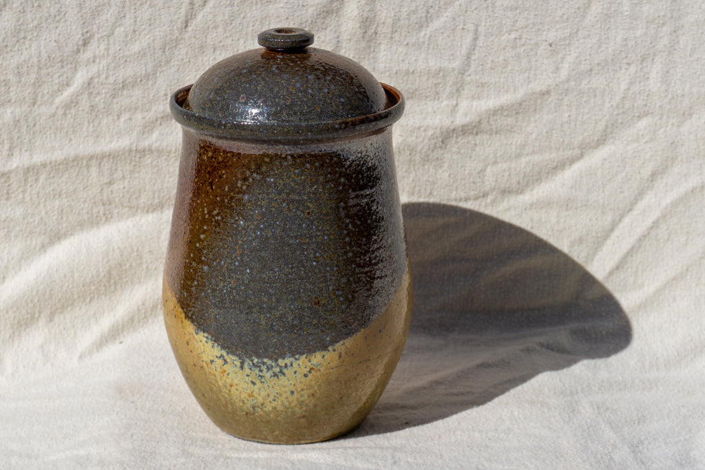 Soda Fired Stoneware Jar