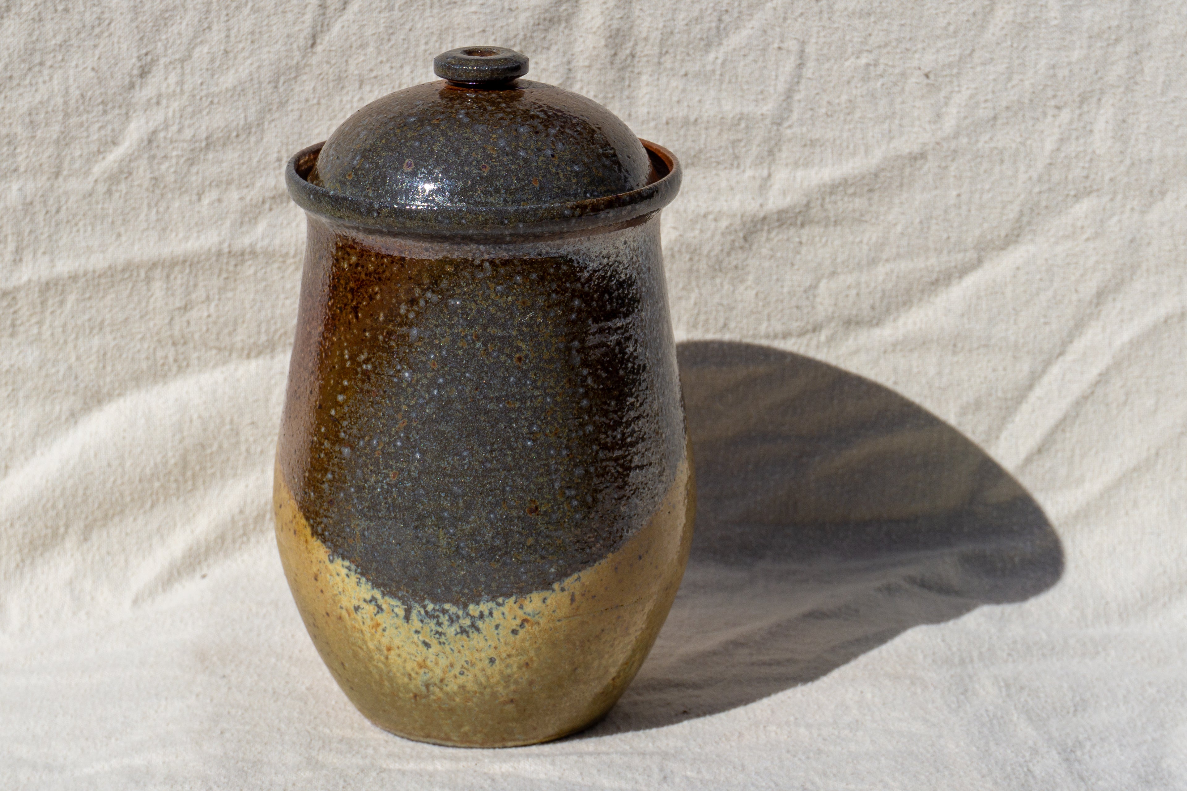 Soda Fired Stoneware Jar