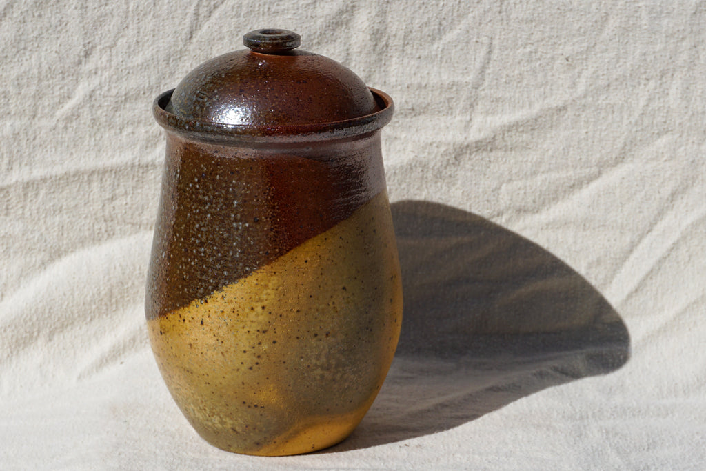 Soda Fired Stoneware Jar