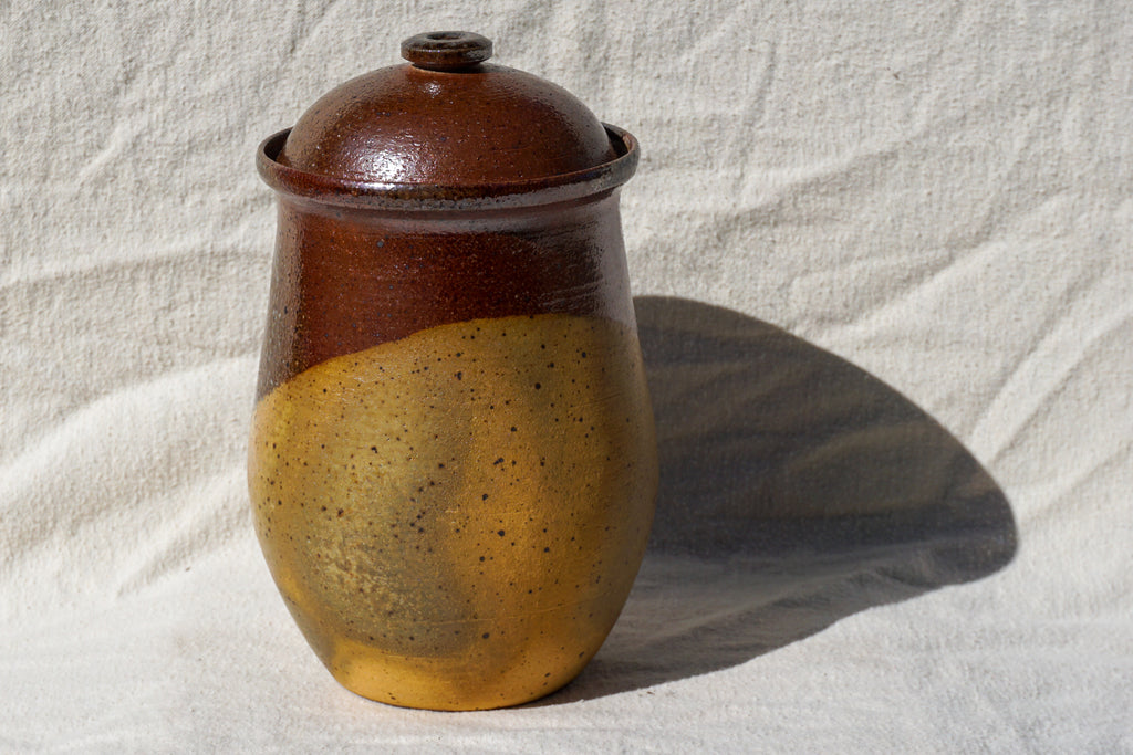 Soda Fired Stoneware Jar