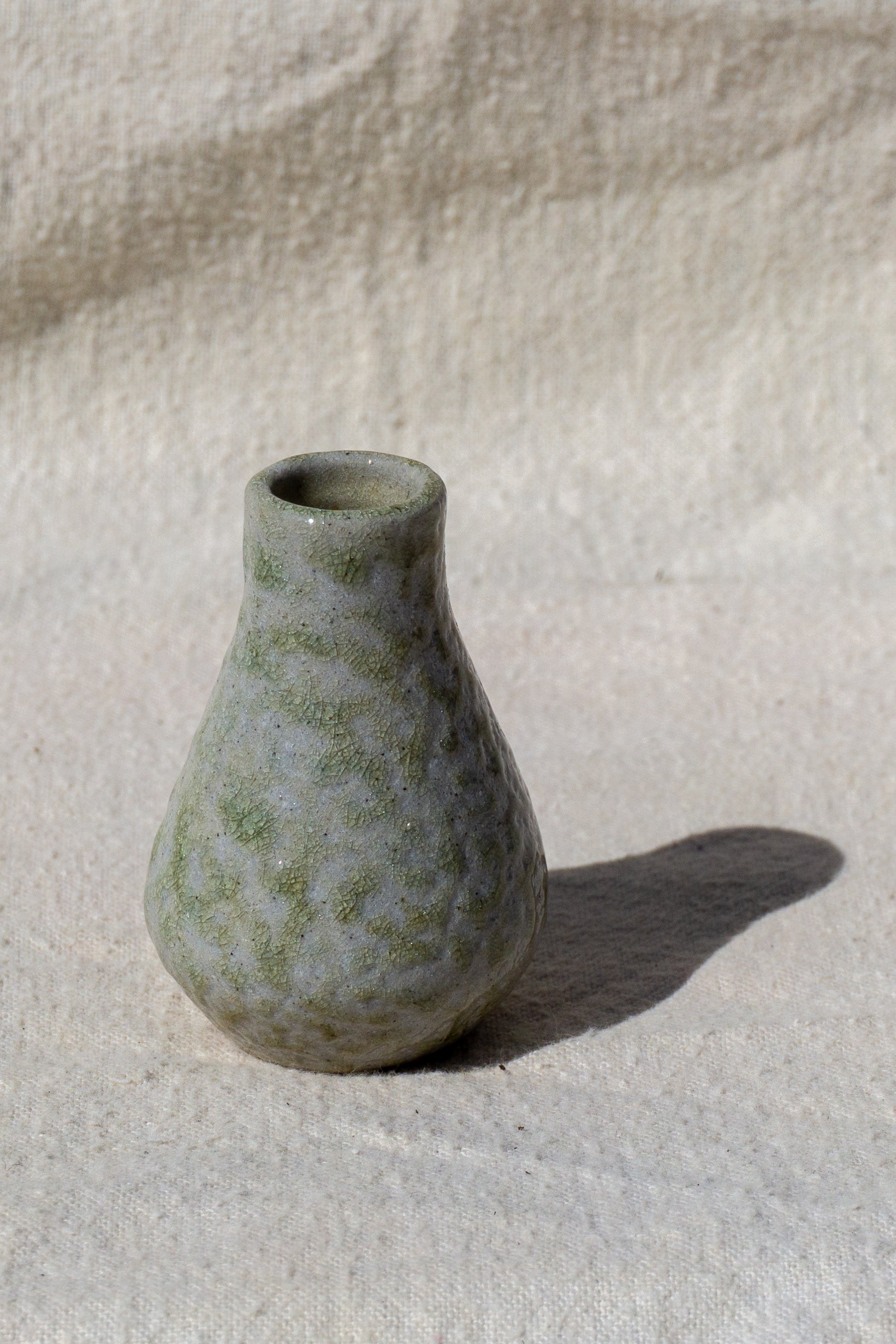 Miniature Soda Fired Bud Vase