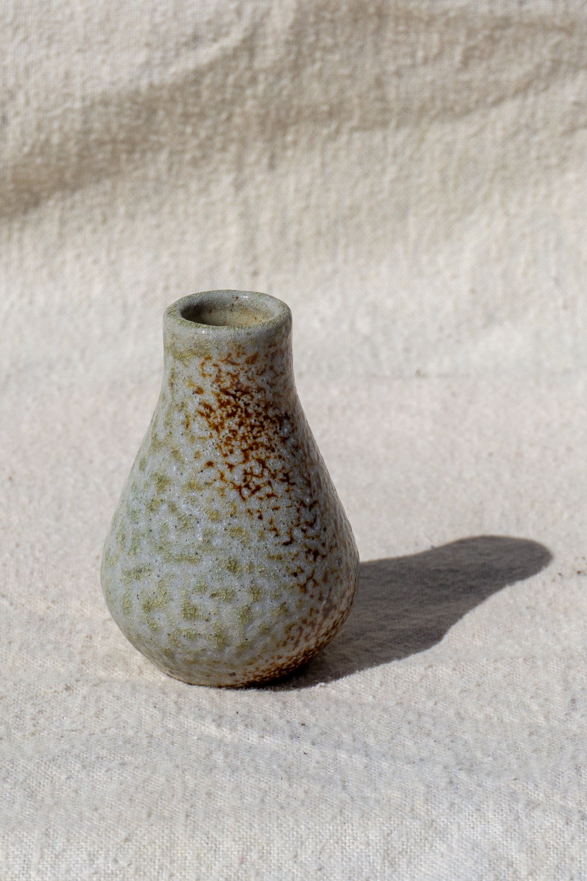 Miniature Soda Fired Bud Vase